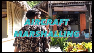 AIRCRAFT MARSHALLING  SINGLE ENGINE HAND SIGNALS [upl. by Tiraj616]