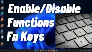 How to Enable or Disable Function Fn Keys in Windows 1110  Fix Functions Keys Not Working [upl. by Lydon363]