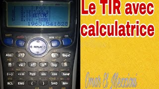 Comment trouver le taux dactualisation pour le TIR par calculatrice [upl. by Florian793]