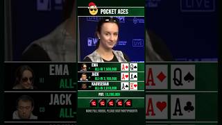 Pocket Aces got followers poker [upl. by Telocin]