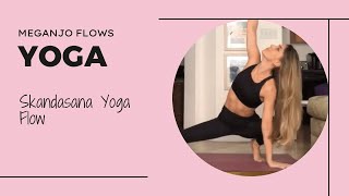 Skandasana Yoga Flow 🧘🏼‍♀️ skandasana [upl. by Ahseetal]