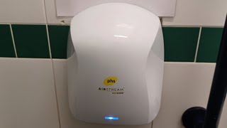 Phs Airstream Vitesse hand dryer Brighton Train Station 🚹♿️🗝️ Brighton Sussex [upl. by Magocsi]