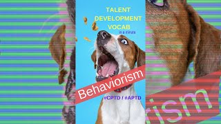 Behaviorism Learning Theory  Vocab for CPTDAPTD  SHORTS [upl. by Lamek759]