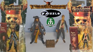 Zizzle Captain Barbossa with SwordPistol amp Ragetti with LockerampKeyPirates of the Caribbean Review [upl. by Darooge906]