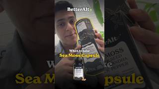 When to take seamoss capsule betteralt naturalshilajit seamoss [upl. by Allerbag]