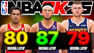 I TESTED EVERY LAYUP IN NBA 2K25 SO YOU DONT HAVE TO [upl. by Aelaza]