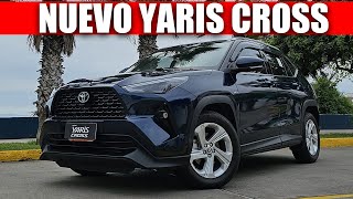 Nuevo YARIS CROSS de Toyota Llega en HÍBRIDA eléctrica 4 versiones una mecánica y 2 CVT [upl. by Elocan]