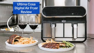 Ultima Cosa Dual Digital Air Fryer 8litre Review [upl. by Oregolac914]