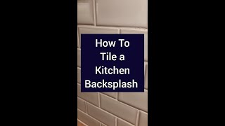 How to tile grout amp seal a kitchen backsplash [upl. by Okoy]