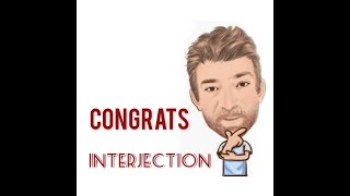 Congrats  Interjection 336 Origin  English Tutor Nick P [upl. by Maurene]