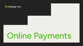 Houzz Pro Online Payments [upl. by Hogue]