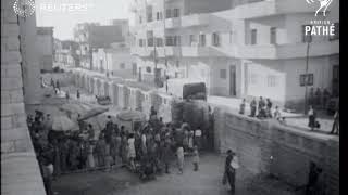 British troops on watch in Ismailia Egypt 1951 [upl. by Waddle27]