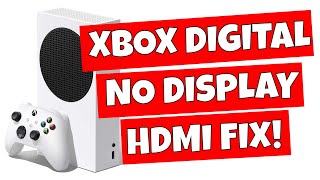 Xbox Series S Digital NO Display Black Screen Of Death Fix [upl. by Yrffej438]