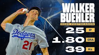 Walker Buehler 2020 Highlights [upl. by Ahtanaram]