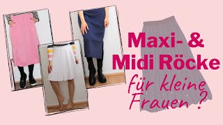 Maxiröcke für KLEINE Frauen richtig kombinieren🙋‍♀️ Petite Fashion [upl. by Ianteen]