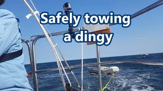 Safely towing a dingy  Sail Fanatics [upl. by Tram]