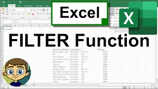 Using the Excel FILTER Function to Create Dynamic Filters [upl. by Pejsach]