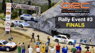 Diecast Rally Championship 3 FINALS  DRC Scale Car Racing Series [upl. by Ydnamron751]