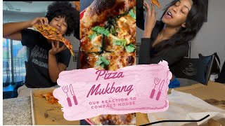 Reacting to the Compact House  Pizza Mukbang [upl. by Harbour]