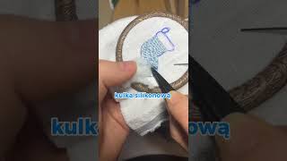 Jak wyhaftować skarpetę embroiderytutorial tutorial diy craft socks christmas diyembroidery [upl. by Gluck]