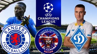 Rangers vs Dynamo Kiev Live Watch Along [upl. by Aiym]