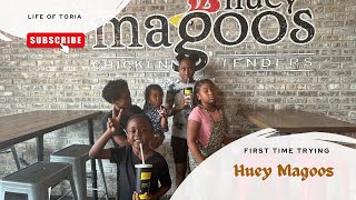 First Time Trying Huey Magoos  Family of 7 [upl. by Norford]