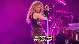 Shakira  Perro FielEl Perdón Live El Dorado World Tour Legendado [upl. by Galatea734]