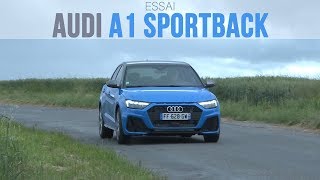 Essai Audi A1 Sportback 40 TFSi STronic SLine 2019 [upl. by Phoebe]