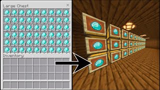 How to Make a Automatic Item Sorter in Minecraft Bedrock Edition [upl. by Racklin]