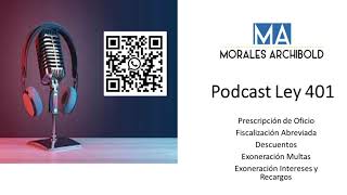 LEY 401 DGI PANAMA PODCAST MORALES ARCHIBOLD  Comentarios LIC LUCAS MORALES [upl. by Llennehc]