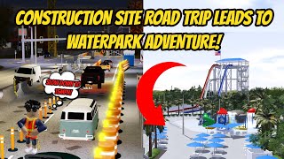 Greenville Wisc Roblox l Highway Construction Road Trip to SWFL WaterPark Roleplay [upl. by Wash]