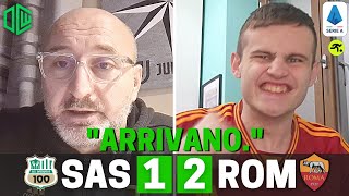 SASSUOLO ROMA 1 2  TIFOSI ROMANISTI EUFORICI “DA CHAMPIONS…”  TIFOSIAMO [upl. by Rol]