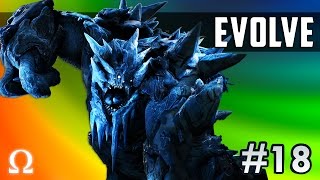 FROSTED MINIHUNTERS SO TASTY  Evolve Stage 2 18 Glacial Behemoth Monster Gameplay [upl. by Macdougall]