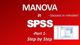 MANOVA in SPSS Multivariate Analysis of Variance  Part 1 [upl. by Tnahsin744]