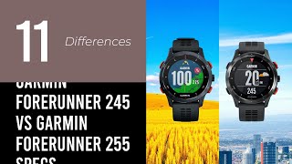 Garmin Forerunner 245 Vs Garmin Forerunner 255 Specs [upl. by Vinna]