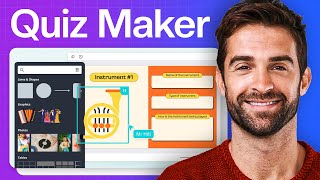 How To Create A Quiz On Canva 2024  Canva Quiz Maker StepbyStep [upl. by Hube]