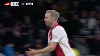 Davy Klaassen Goal  Ajax vs PSV Eindhoven 32 All Goals Results And Extended highlights2024 [upl. by Elimaj913]