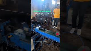 Briquette charcoal production in Africa [upl. by Tnattirb902]