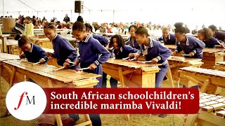 South African school marimba band plays exhilarating Vivaldi  Classic FM [upl. by Cowden446]