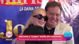 ¡Marisela y Coque Muñiz ahora estarán juntos en concierto  Sale el Sol [upl. by Ostraw]