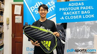 Adidas Protour Padel Racket Bag review by pdhsportscom [upl. by Pepita686]