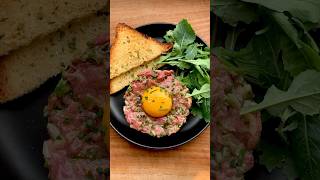 Steak 🥩 Tartare with Garlic Bread [upl. by Pam]