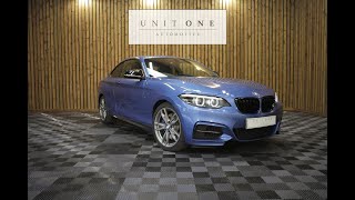 Bmw 240i Estoril Blue  Unit One Automotive [upl. by Llemhar]