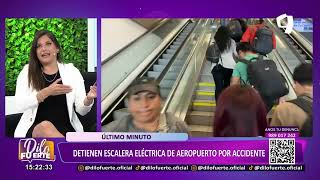 Caos y descontrol por vuelos retrasados en Aeropuerto Jorge Chávez [upl. by Nohcim484]