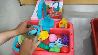 Satisfying with Unboxing Kitchen Sink Toy Set  Toys ASMR [upl. by Oileduab270]