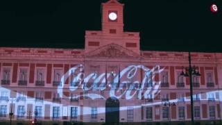 FELIZ 2015 VIDEO MAPPING COCACOLA  Campanadas Fin de Año [upl. by Perla]