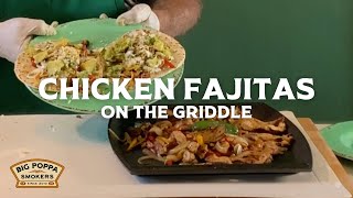 How to Make Chicken Fajitas on the Griddle  Griddle Recipes [upl. by Latsyk]