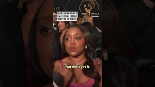 Listen to Quinta Brunson’s emotional Emmys moment [upl. by Kwok]