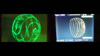 Youscope oscyloskop demo wersja II analog vs digital [upl. by Netfa]