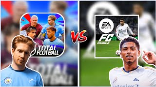 TOTAL FOOTBALL 2025 Vs FC MOBILE 25 COMPARISON GRAPHICS ANIMATION CELEBRATIONS [upl. by Nosduj]